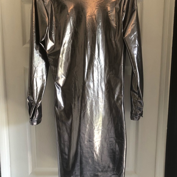 NWT Metallic Dress - Picture 5 of 6